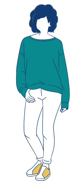 Illustration of person standing